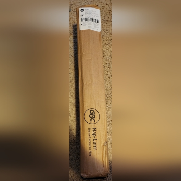 GBC Nap-Lam I - 1.5 mil-25"x500' Clear Laminating Film 2-Pack BENIFITS CHARITY - Picture 4 of 7